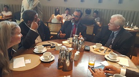 Diretor da Ampeb participa de encontro com representante da Embaixada Americana