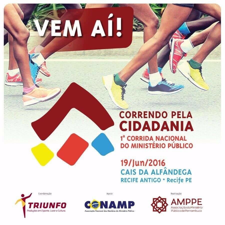 Inscrições para a 1ª Corrida Nacional do MP seguem até o dia 16
