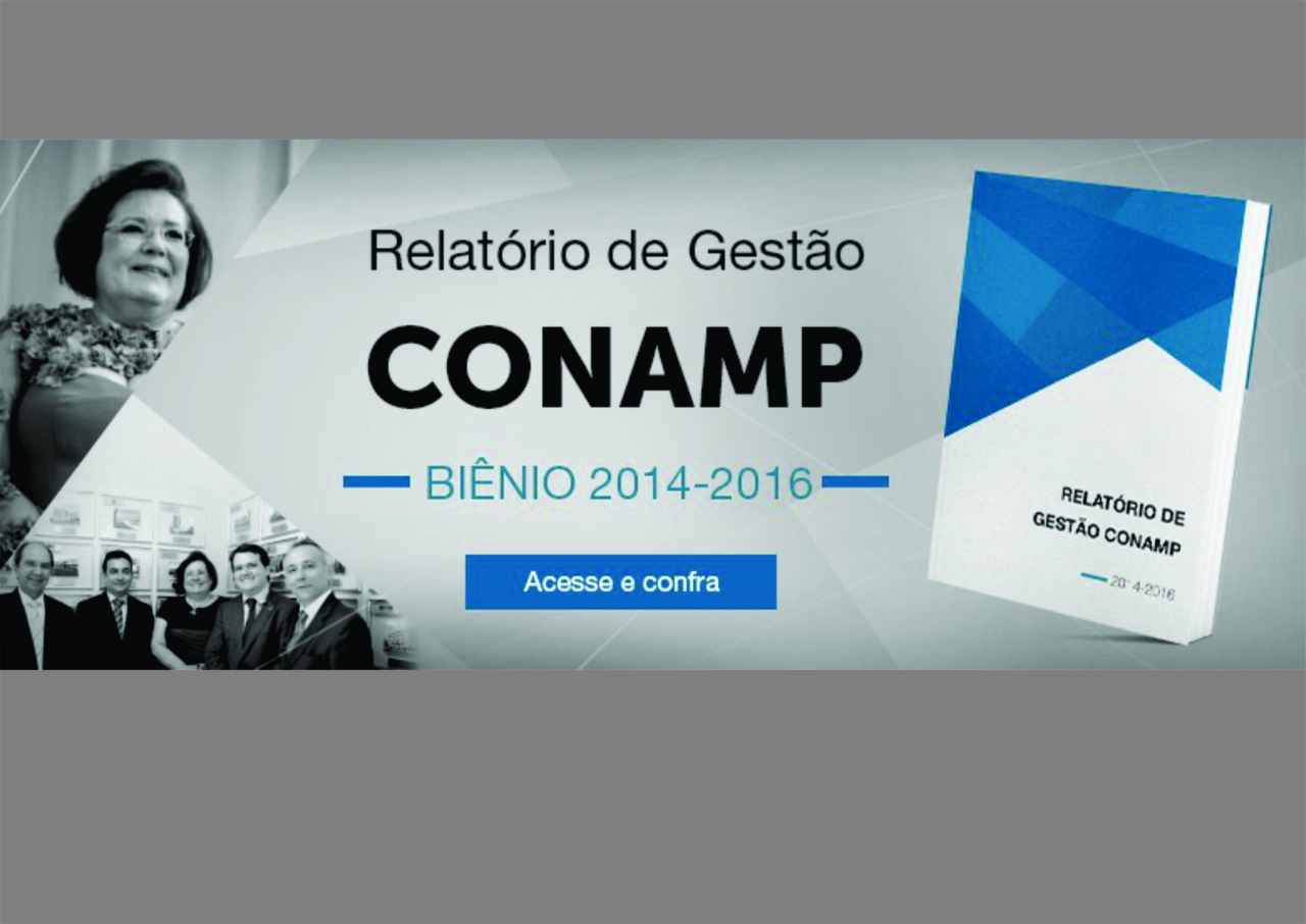 CONAMP divulga relatório de gestão 2014/2016