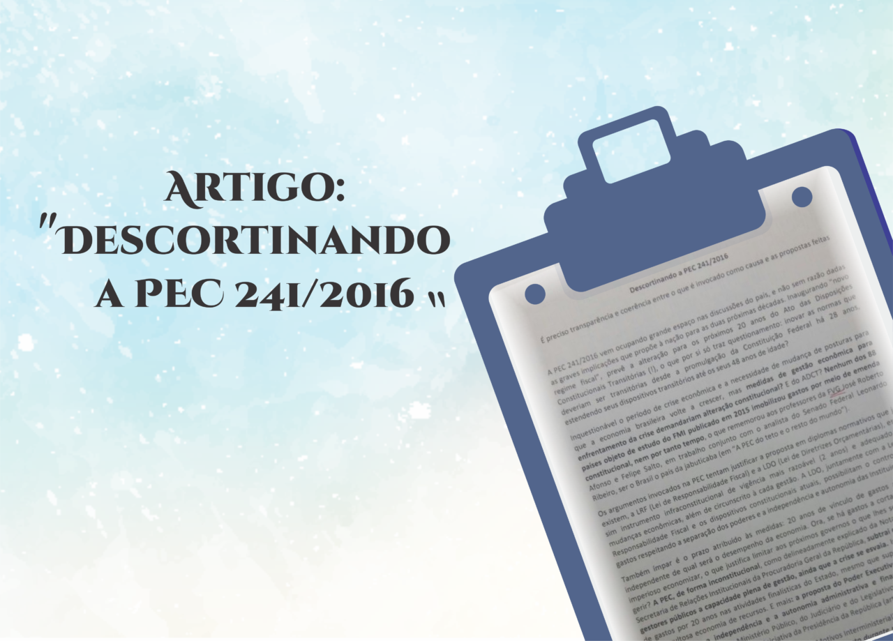 Presidente da Ampeb “descortina” PEC que limita os gastos públicos