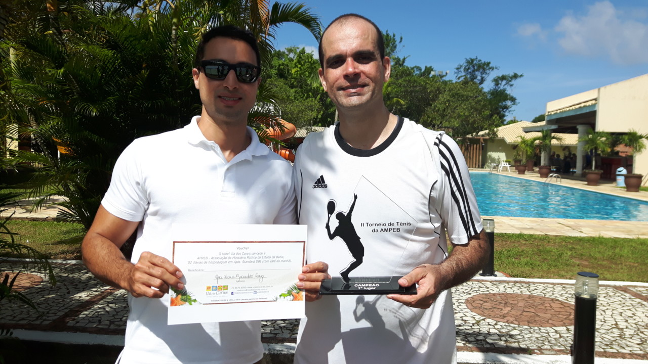 Associado Alexandre Costa fica em 1º lugar no II Torneio de Tênis