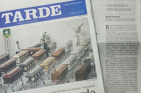 A Tarde publica artigo da presidente da Ampeb sobre a retaliação ao MP