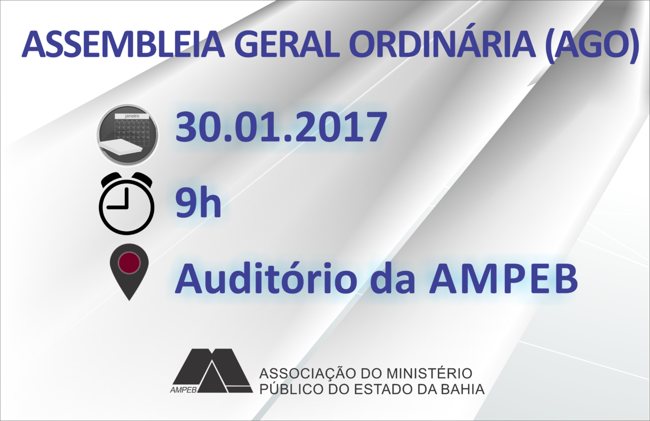 Ampeb convoca associados para Assembleia Geral Ordinária (AGO)