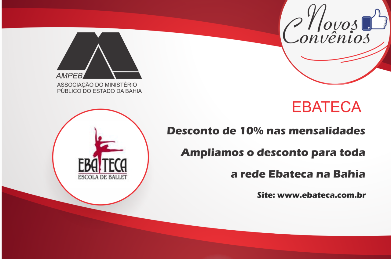 Ampeb amplia parceria com toda a rede Ebateca Escola de Ballet