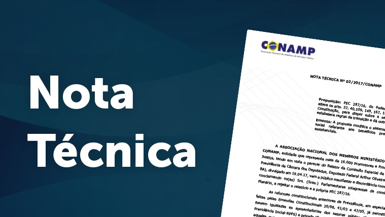 Reforma da previdência: CONAMP faz análise do texto substitutivo