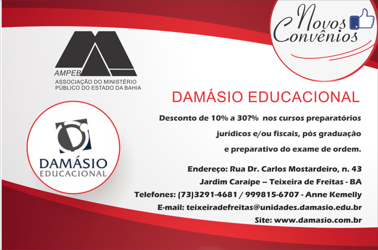 Ampeb fecha convênio com Damásio Educacional de Teixeira de Freitas