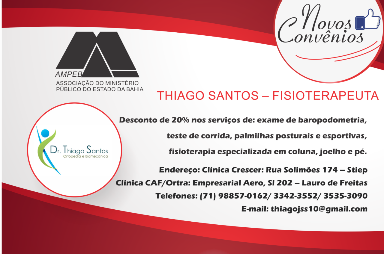 NOVOS CONVÊNIOS: Parceria com fisioterapeuta oferece 20% a associados