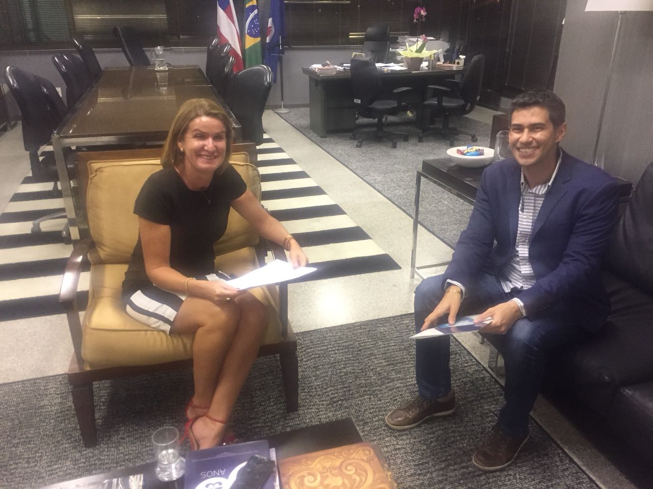 Presidente da Ampeb se reúne com PGJ do MP-BA