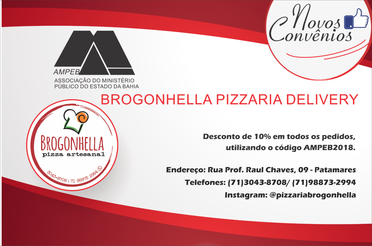 NOVOS CONVÊNIOS: Ampeb fecha parceria com pizzaria delivery em Salvador