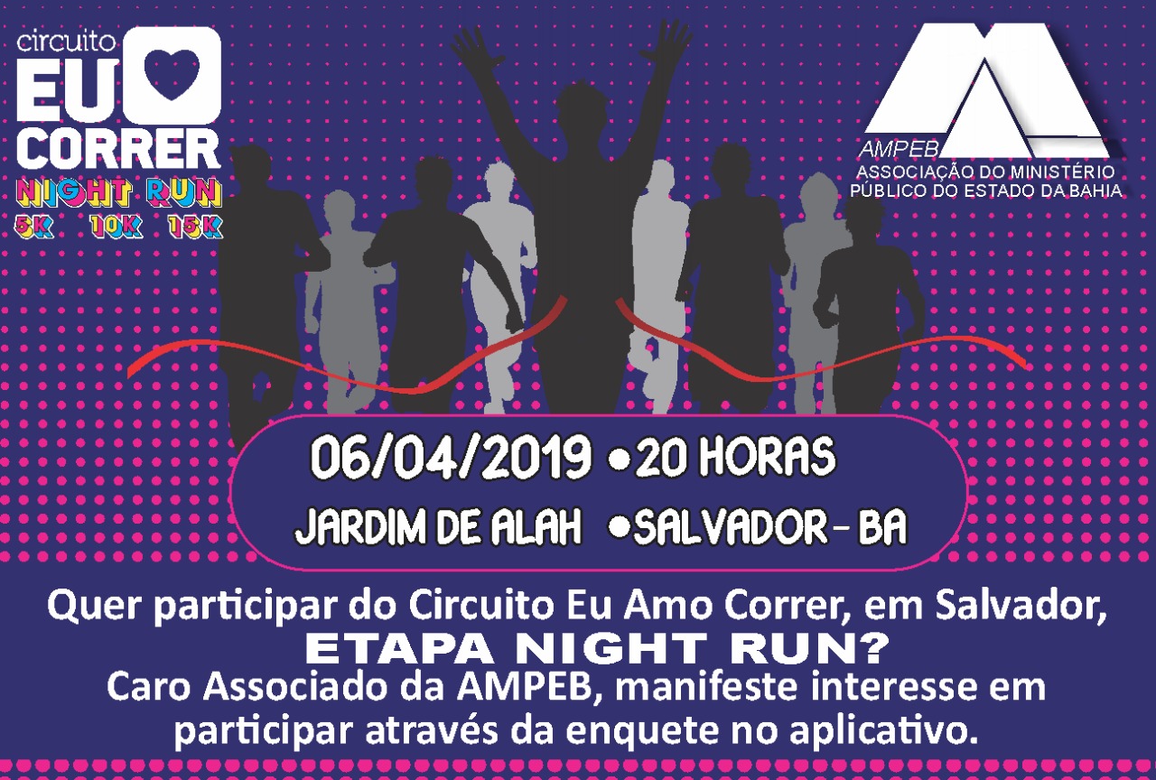 CIRCUITO EU AMO CORRER – Associados ainda podem participar da corrida de 06/04