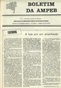 Boletim nº 03 – Janeiro a março de 1986