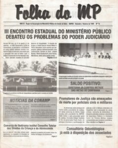 Folha do MP nº 13 – Janeiro/Fevereiro de 1995