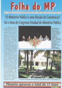 Folha do MP nº 25 – Janeiro a maio de 1998