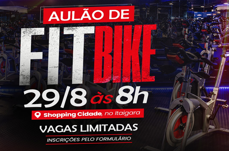 Inscrições abertas para o novo aulão de FitBike da AMPEB