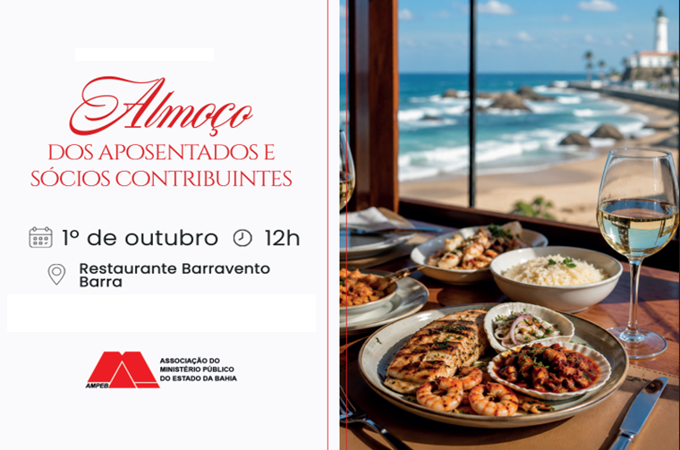 Almoço dos aposentados e sócios contribuintes da AMPEB